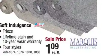 Menards Soft Indulgence offer