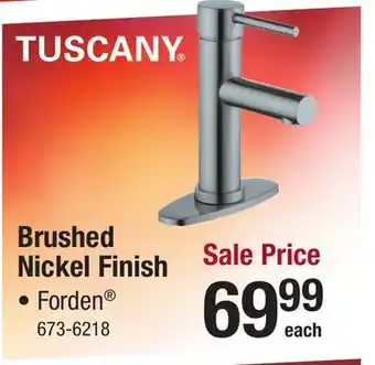 Menards Brushed Nickel Finish offer