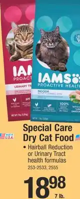 Menards Special Care Dry Cat Food offer