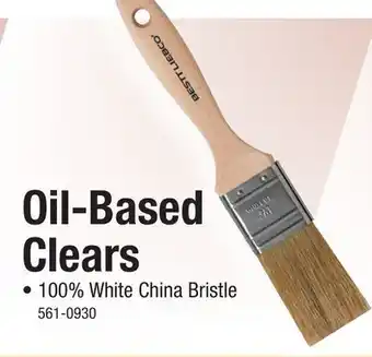 Menards Oil-Based Clears offer