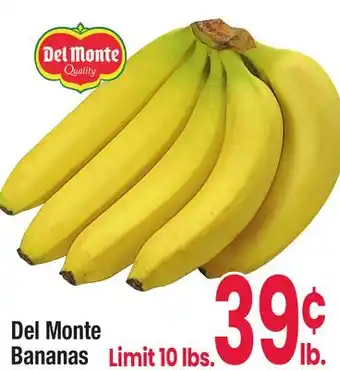Jewel-Osco Del Monte Bananas offer