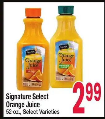 Jewel-Osco Signature Select Orange Juice offer