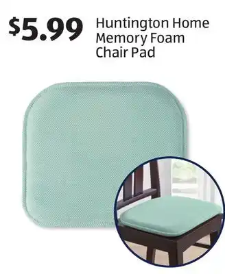 Aldi Huntington Home Memory Foam Chair Pad offer
