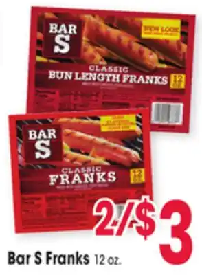Jewel-Osco Bar S Franks offer