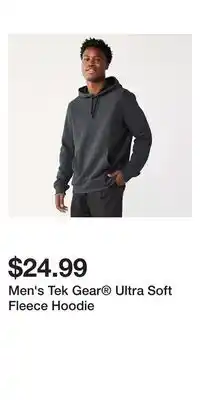Kohl's Men's Tek Gear Ultra Soft Fleece Hoodie offer