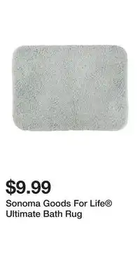 Kohl's Sonoma Goods For Life Ultimate Bath Rug offer