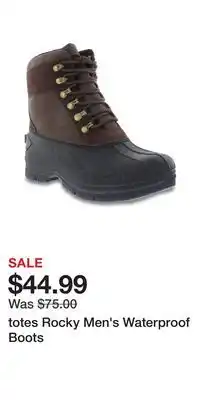 Kohl's totes Rocky Men's Waterproof Boots offer