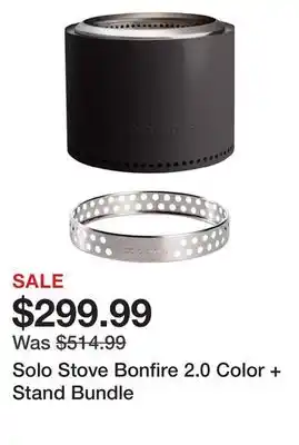 Dick's Sporting Goods Solo Stove Bonfire 2.0 Color + Stand Bundle offer