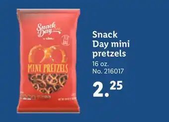 Lidl Snack Day mini pretzels offer