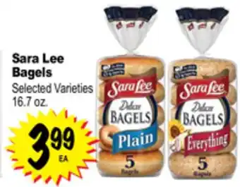 Superior Grocers Sara Lee Bagels offer