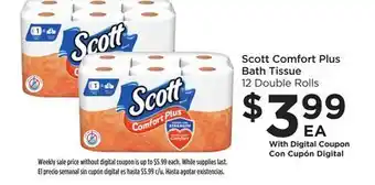 Food 4 Less Scott Comfort Plus Bath Tissue offer