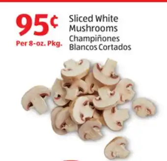 Aldi Sliced White Mushrooms offer