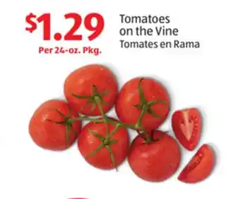 Aldi Tomatoes on the Vine offer