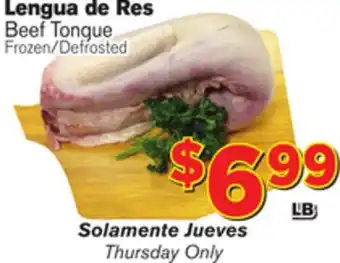 El Super Fresh Beef Tongue offer