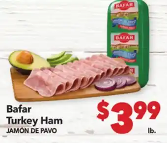 Vallarta Supermarkets Bafar Turkey Ham / JAMÓN DE PAVO offer