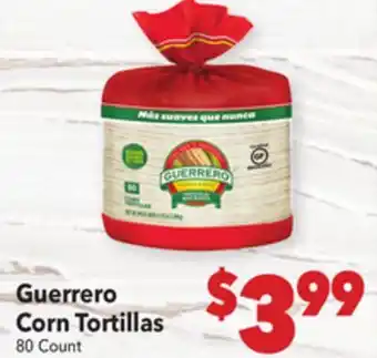 Vallarta Supermarkets Guerrero Corn Tortillas offer