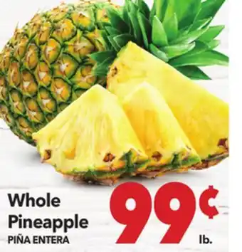 Vallarta Supermarkets Whole Pineapple / PIÑA ENTERA offer