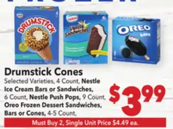 Vallarta Supermarkets Drumstick Cones offer