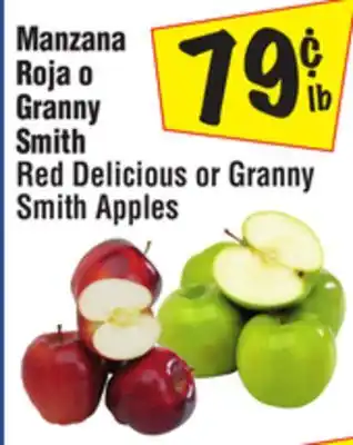 El Super Granny Smith Red Delicious or Granny Smith Apples offer