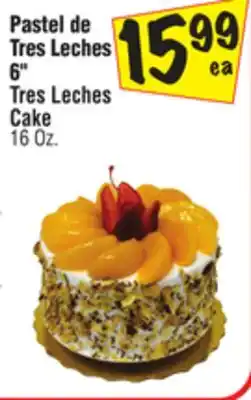 El Super 6 Tres Leches Cake offer