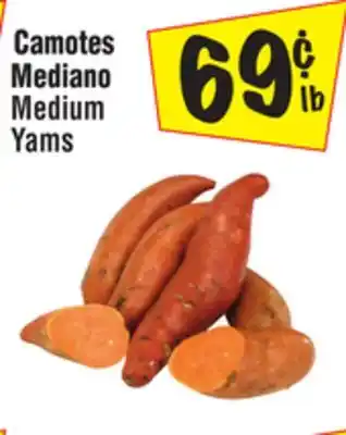 El Super Medium Yams offer