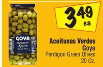 El Super Goya Perdigon Green Olives offer