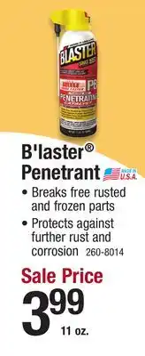 Menards B'laster Penetrant offer
