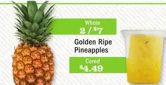Heinen's Golden Ripe Pineapples offer