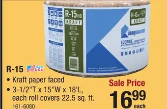 Menards R-15 offer
