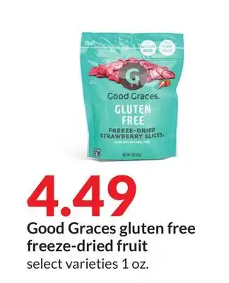 Hy-Vee Good Graces gluten free freeze-dried fruit offer
