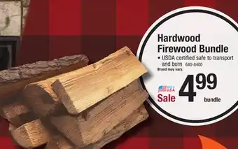 Menards Hardwood Firewood Bundle offer