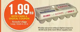 Mariano's Roundy's Eggs offer