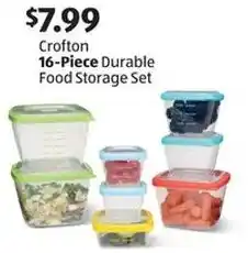 Aldi Crofton 16-Piece Durable Food Storage Set offer