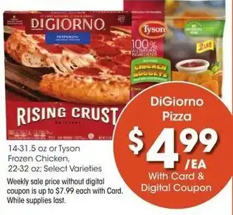 Kroger DiGiorno Pizza offer