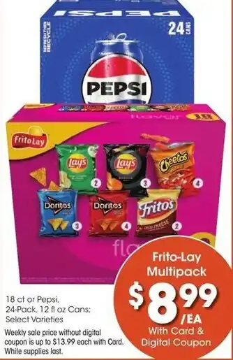 Kroger Frito-Lay Multipack offer