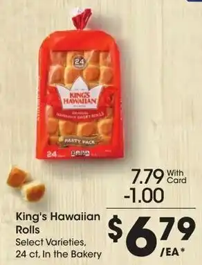 Kroger King's Hawaiian Rolls offer