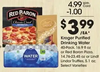 Kroger Kroger Purified Drinking Water offer