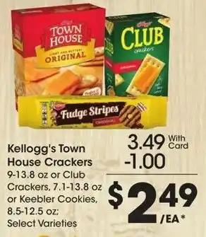Kroger Kellogg's Town House Crackers offer