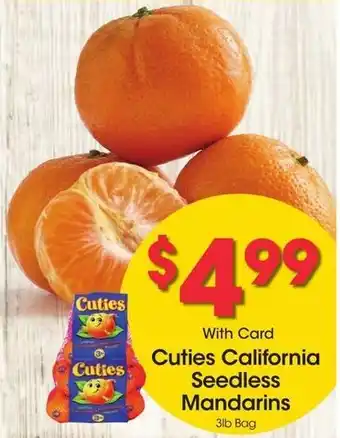 Kroger Cuties California Seedless Mandarins offer