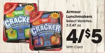 Kroger Armour Lunchmakers offer