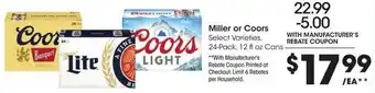 Kroger Miller or Coors offer