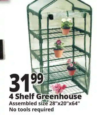 Ocean State Job Lot 4 Shelf Greenhouse offer