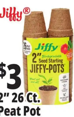 Ocean State Job Lot 2 Biodegradable Seed Starting Jiffy-Pots, 26-pots offer