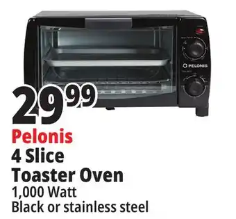 Ocean State Job Lot Pelonis 4 Slice Toaster Oven offer