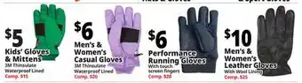 Ocean State Job Lot Winter Gloves for the Whole Family offer