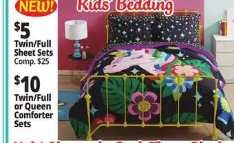 Ocean State Job Lot Twin Kids' Comforter Set, 3 Piece offer