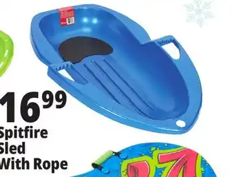 Ocean State Job Lot Spitfire Snow Sled with Rope offer
