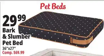 Ocean State Job Lot Bark & Slumber Pet Bed offer