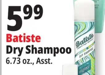 Ocean State Job Lot Batiste Dry Shampoo offer
