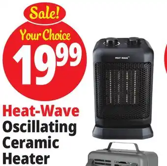 Ocean State Job Lot Heat-Wave Oscillating Ceramic Heater offer